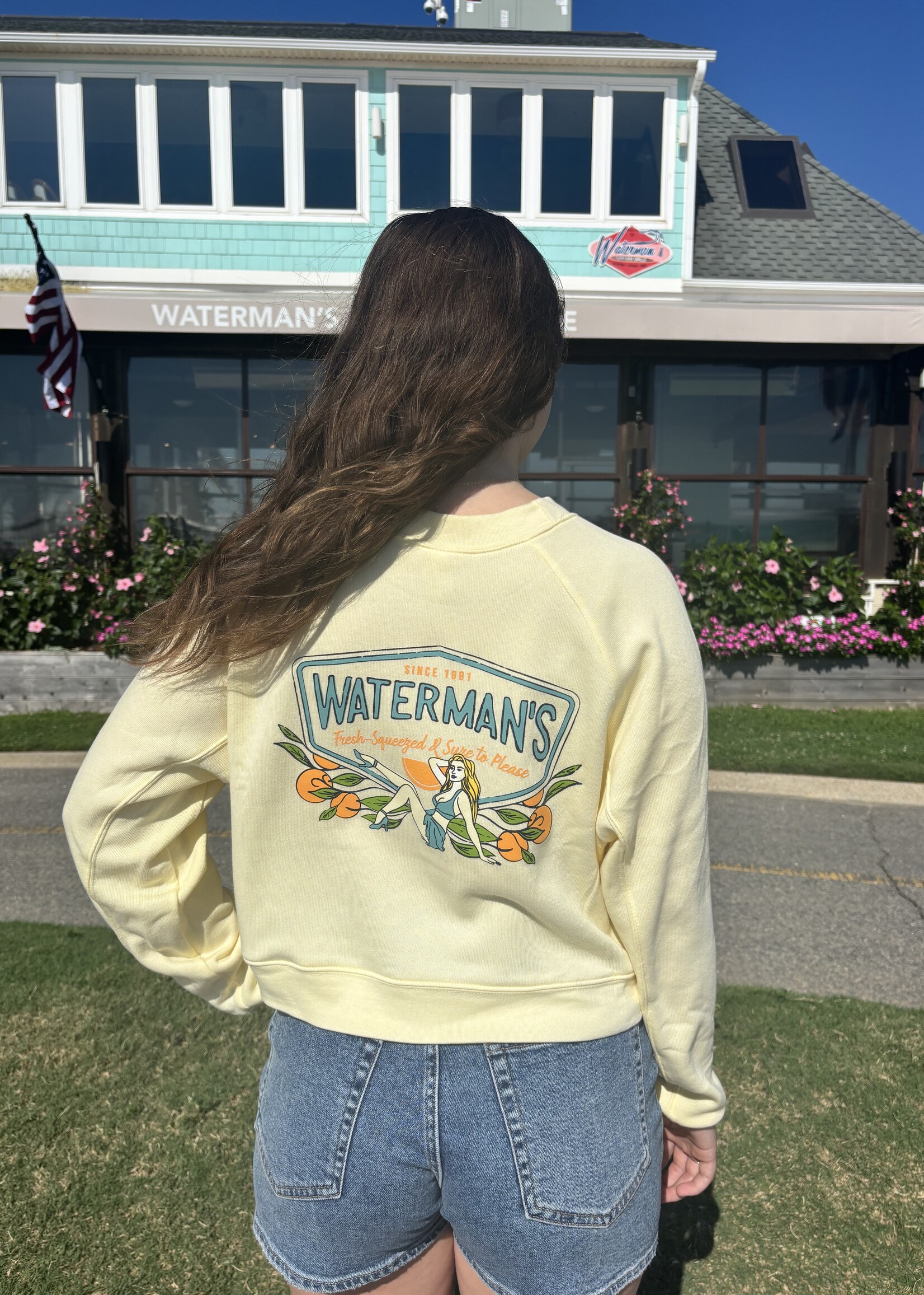 Fresh Squeezed & STP Bella & Canvas Cropped Sweatshirt
