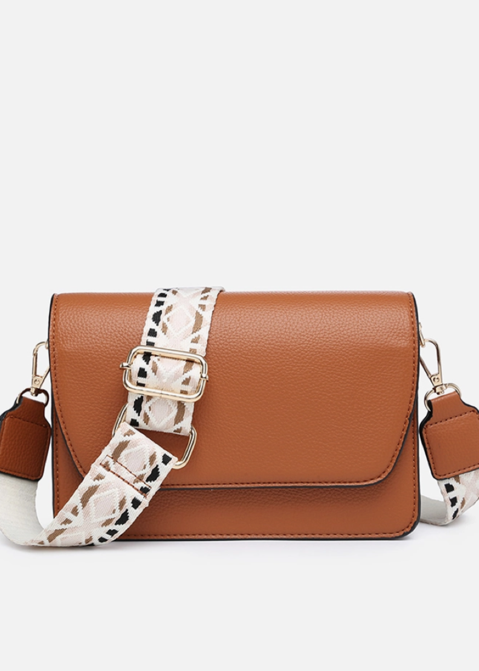 Noah Crossbody with Guitar Strap Brown