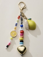 Colorful Enamel Charm Keychain