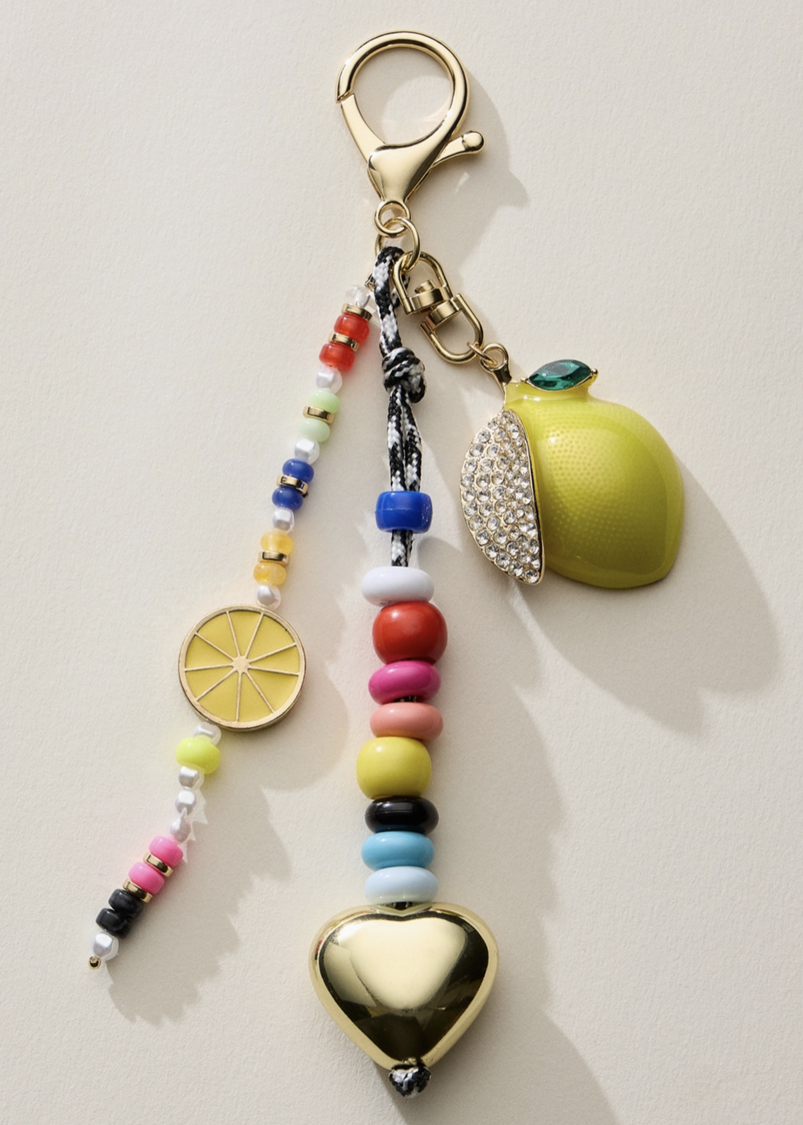 Colorful Enamel Charm Keychain