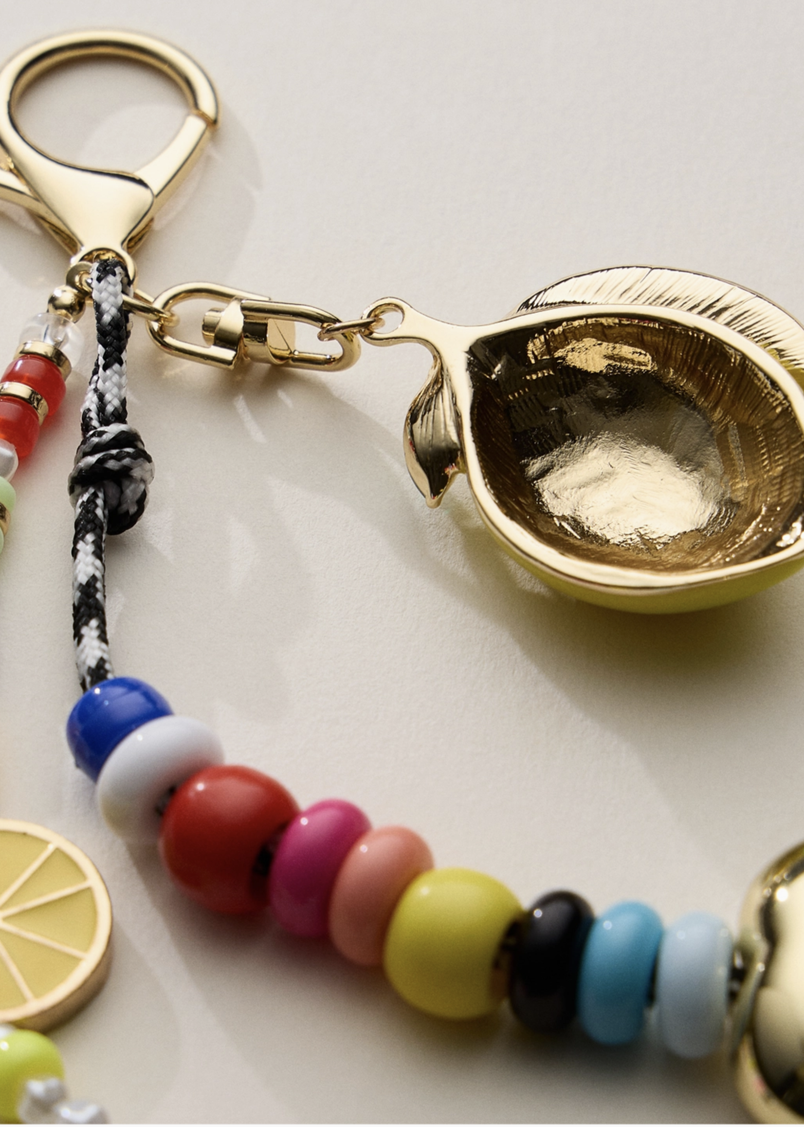 Colorful Enamel Charm Keychain