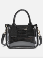 Stacey Clear Satchel With Inner Bag
