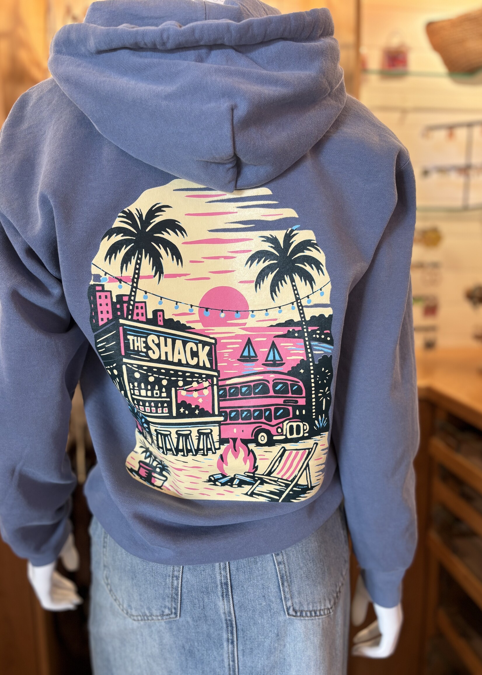 Shack Sunset Comfort Colors Hoodie