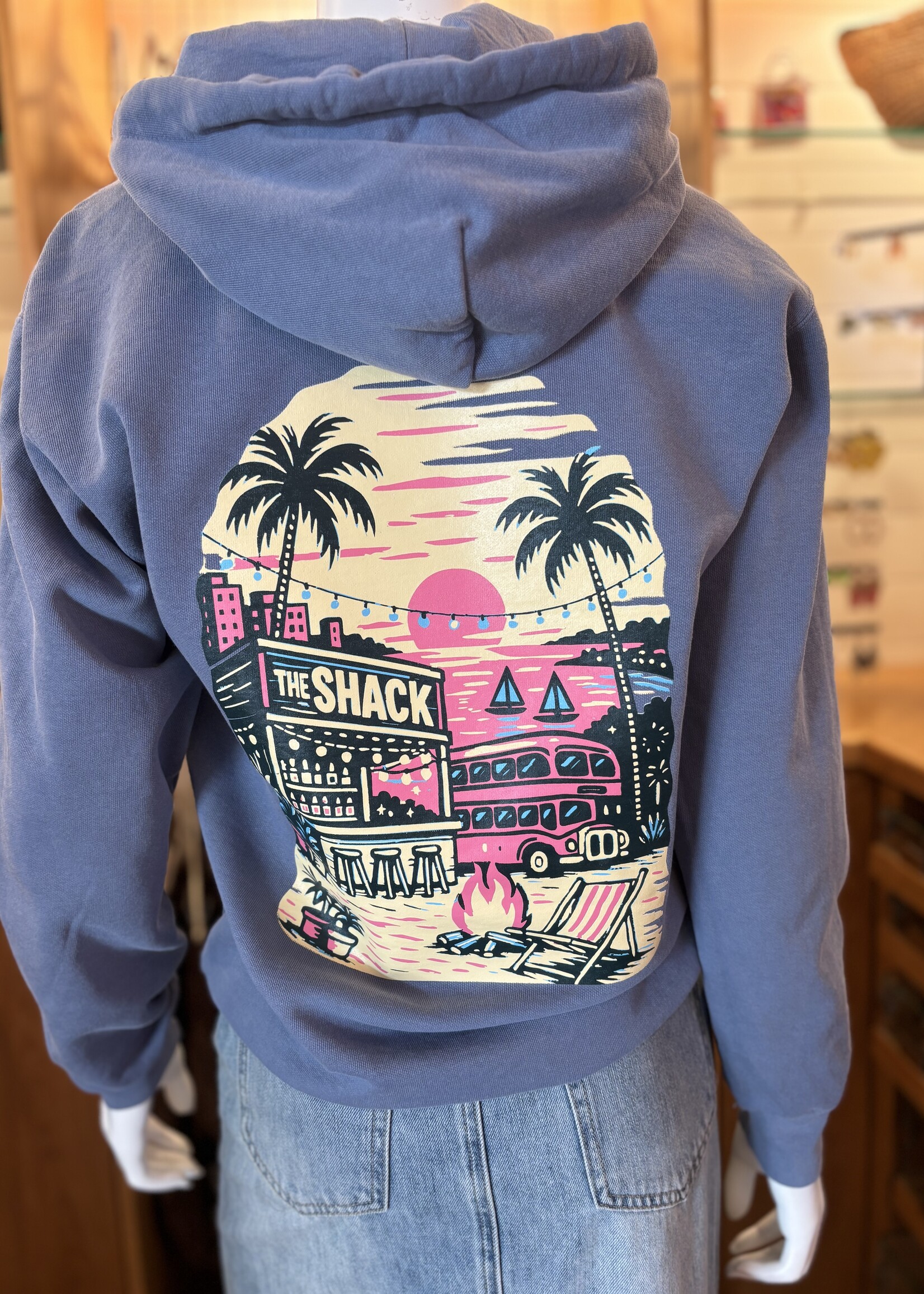 Shack Sunset Comfort Colors Hoodie