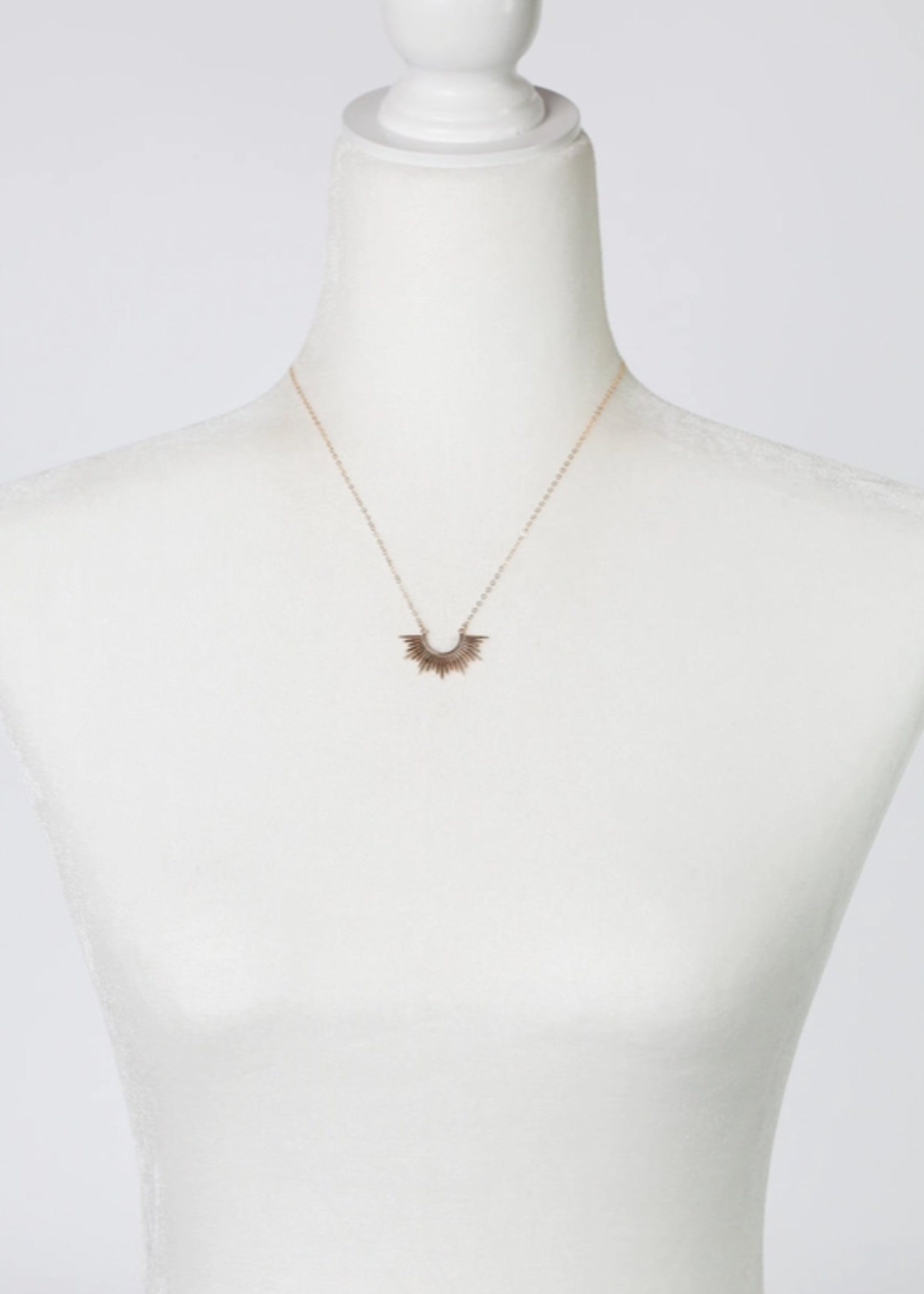 Sentiments 16.5-18.5" Sunburst Simple Necklace