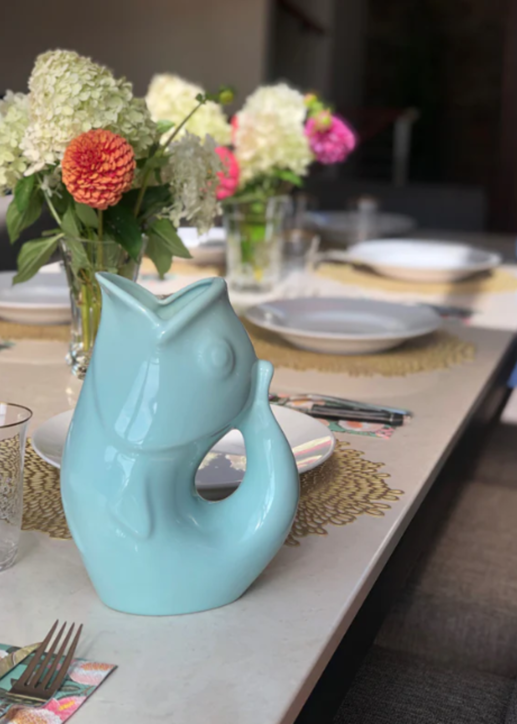 Blue Gurgle Pot