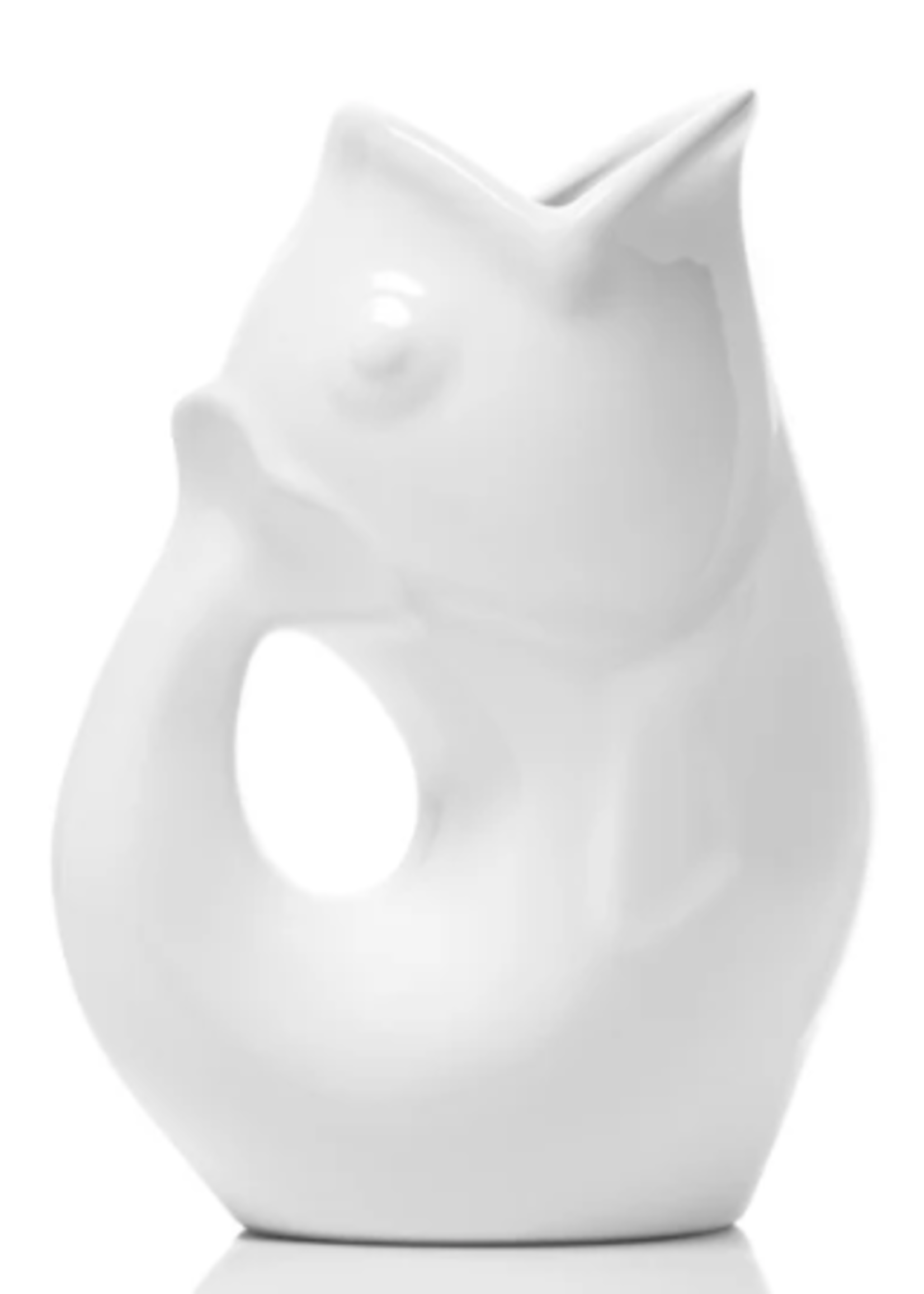 White Gurgle Pot