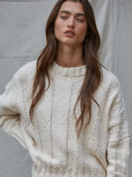 Wide Ribbed Pullover Sweater
