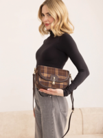 Calloway Plaid Contrast Crossbody Bag