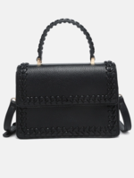 Lanier Whipstitch Structured Crossbody Bag