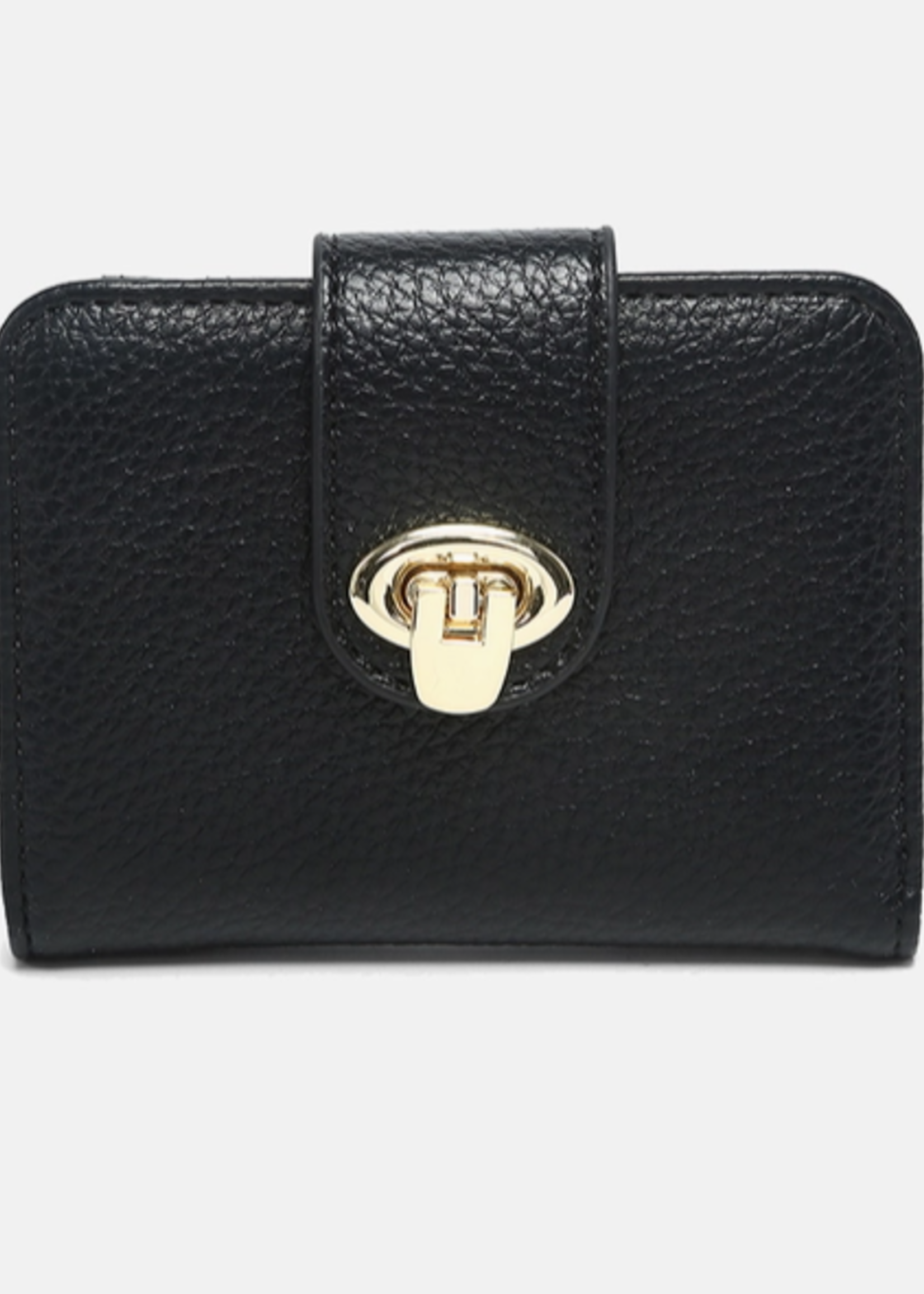 Margot Wallet with Twist Lock Closure