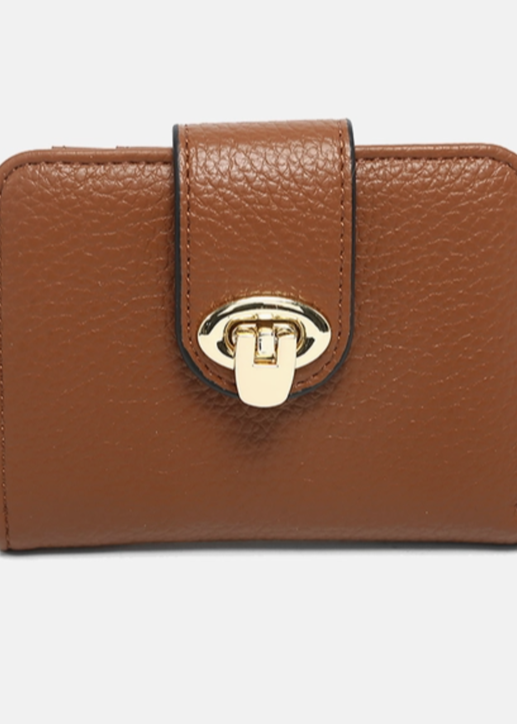 Margot Wallet with Twist Lock Closure