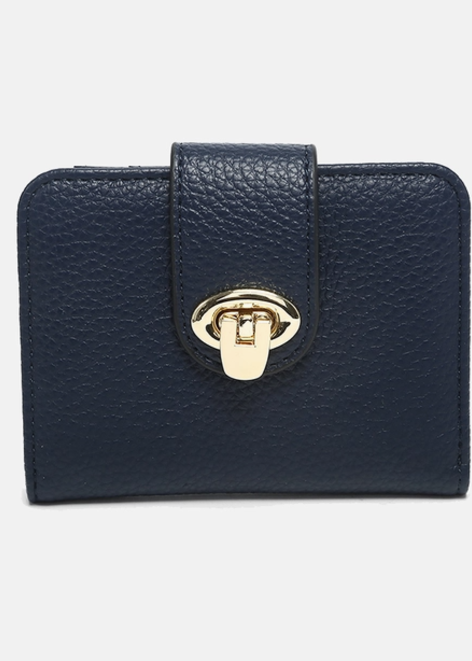 Margot Wallet with Twist Lock Closure