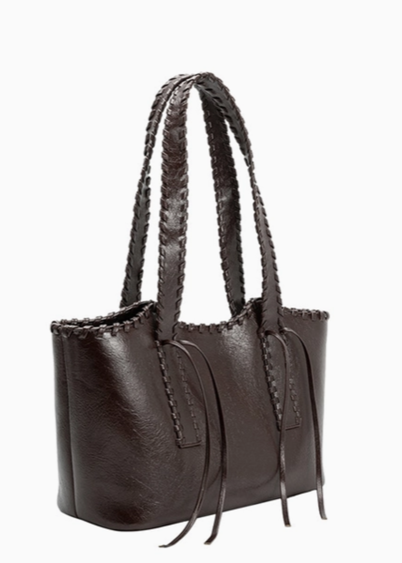 Phoebe Espresso Recycled Vegan Shoulder Bag