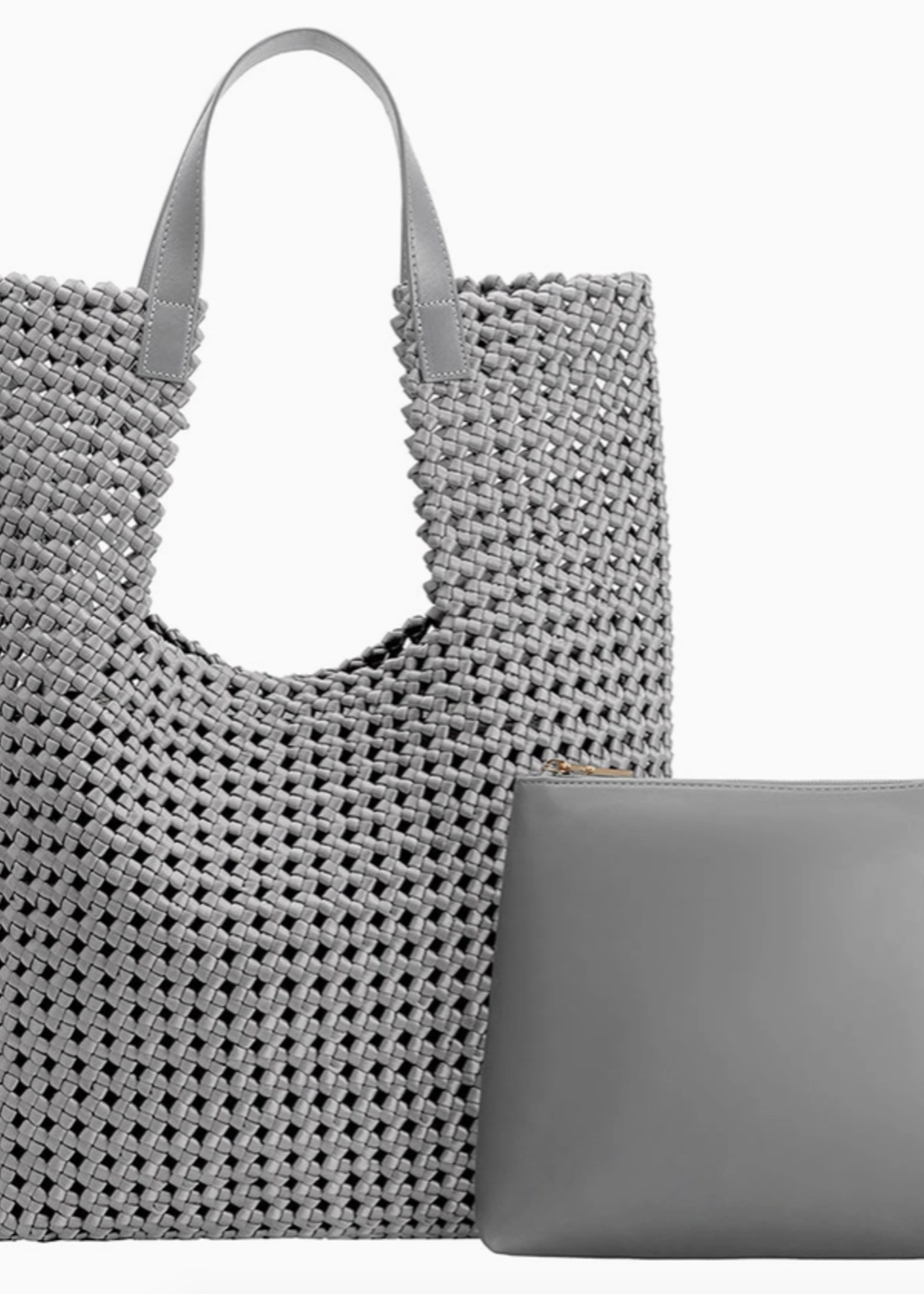 Rihanna Gray Nylon Extra Large Tote Bag
