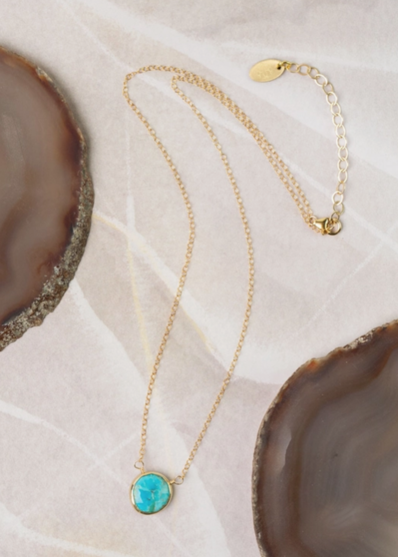 Favorites 16-18" Turquoise Simple Necklace
