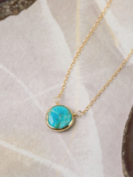 Favorites 16-18" Turquoise Simple Necklace