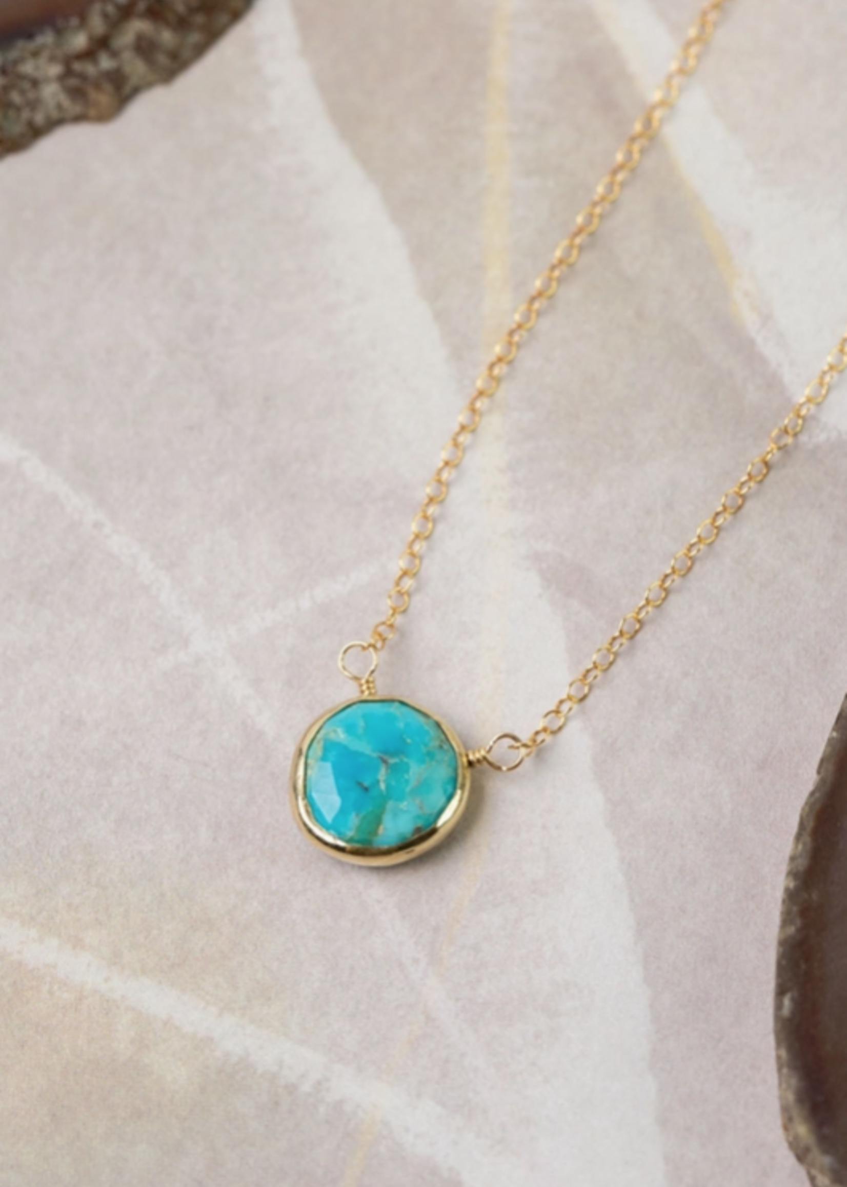 Favorites 16-18" Turquoise Simple Necklace