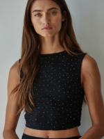 Beaded Sleeveless Top