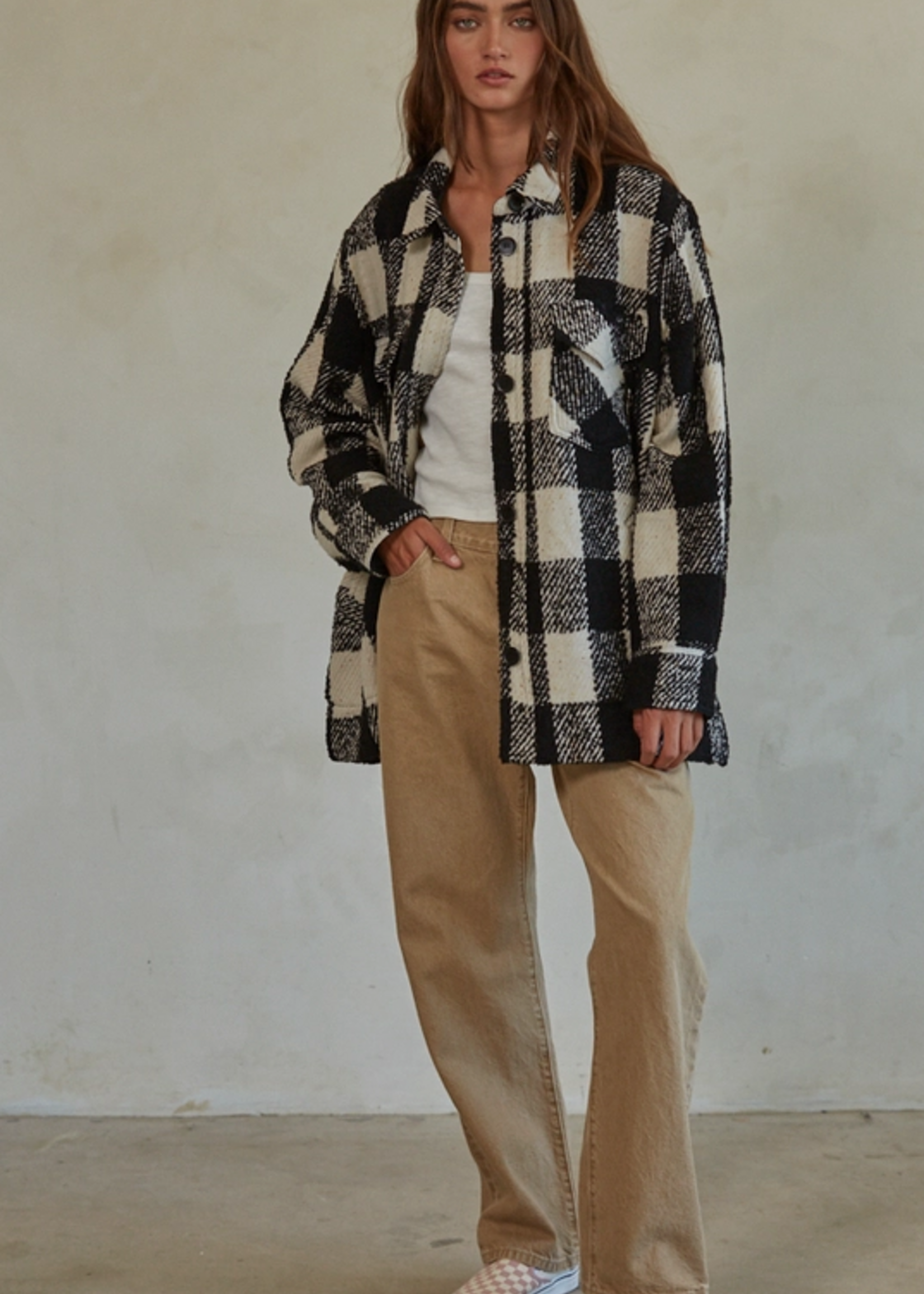 Button Down Shirt Jacket