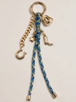 Western Charm Keychain with Enamel Accents