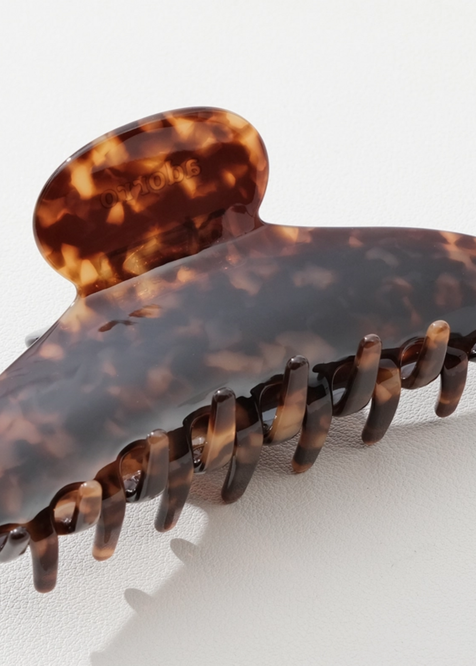 Deep Tortoise Large Claw Clip