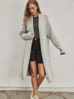 Cozy Long Cardigan Grey