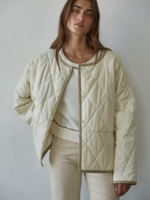 Quilted Buttondown Jacket