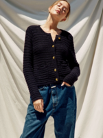 Refined Knitted Cardigan Black