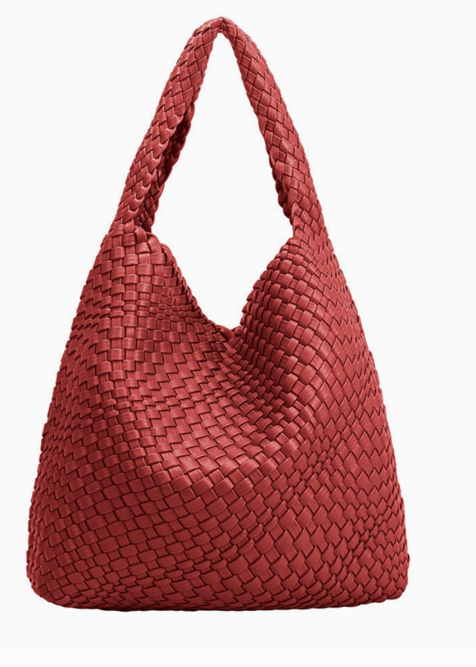 Johanna Red Recycled Vegan Shoulder Bag