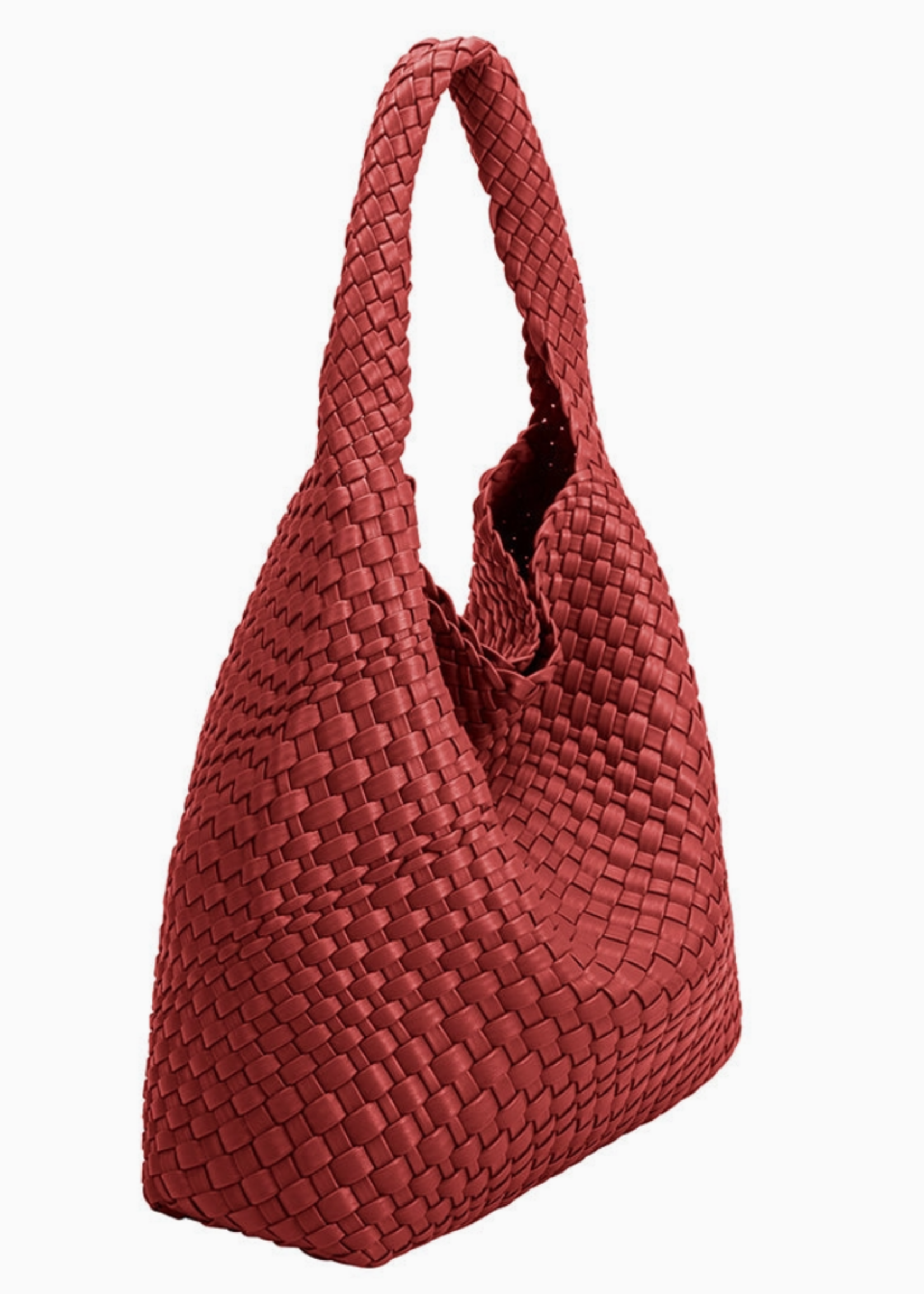 Johanna Red Recycled Vegan Shoulder Bag