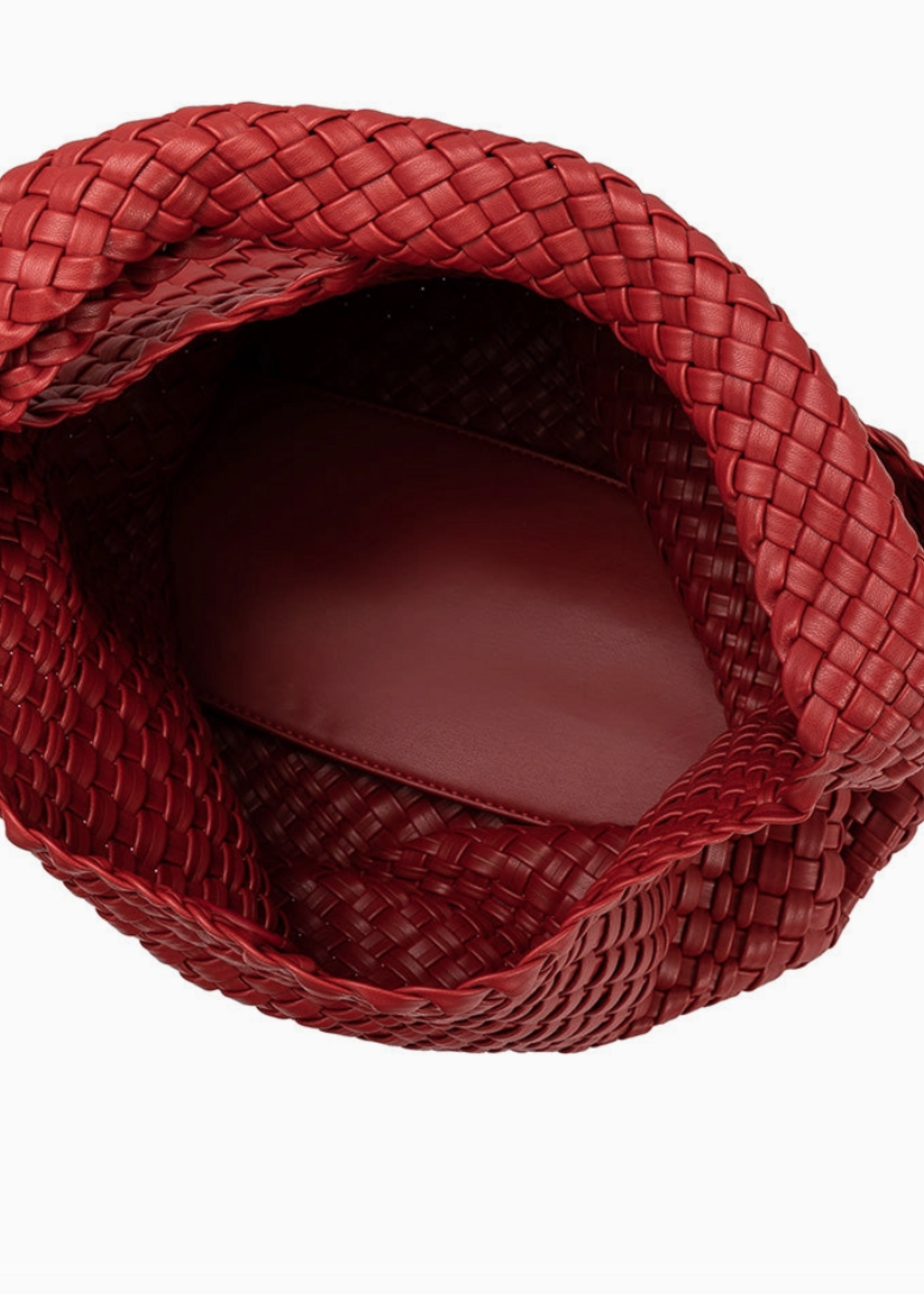 Johanna Red Recycled Vegan Shoulder Bag