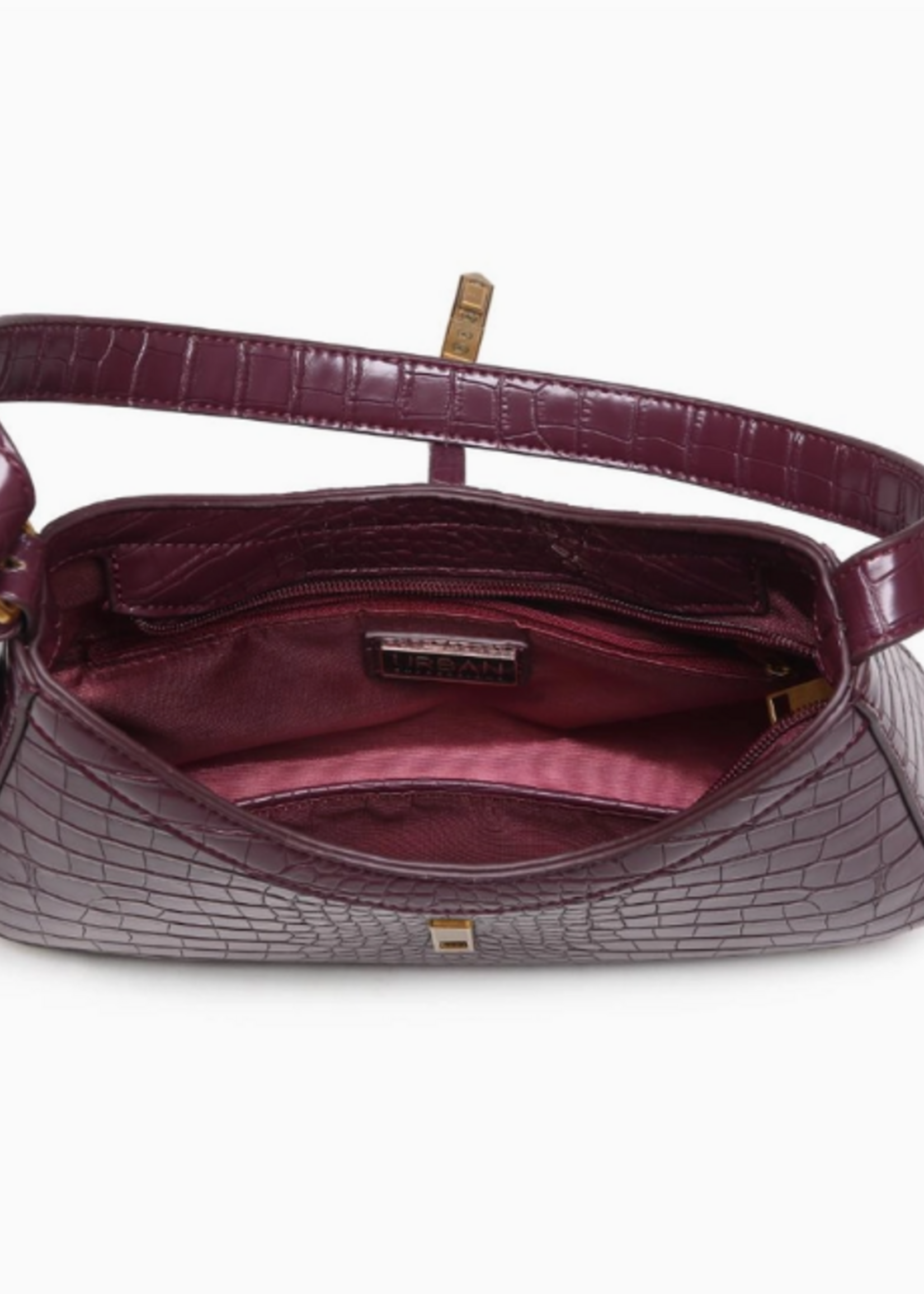 Judith Shoulder Bag Black Wine