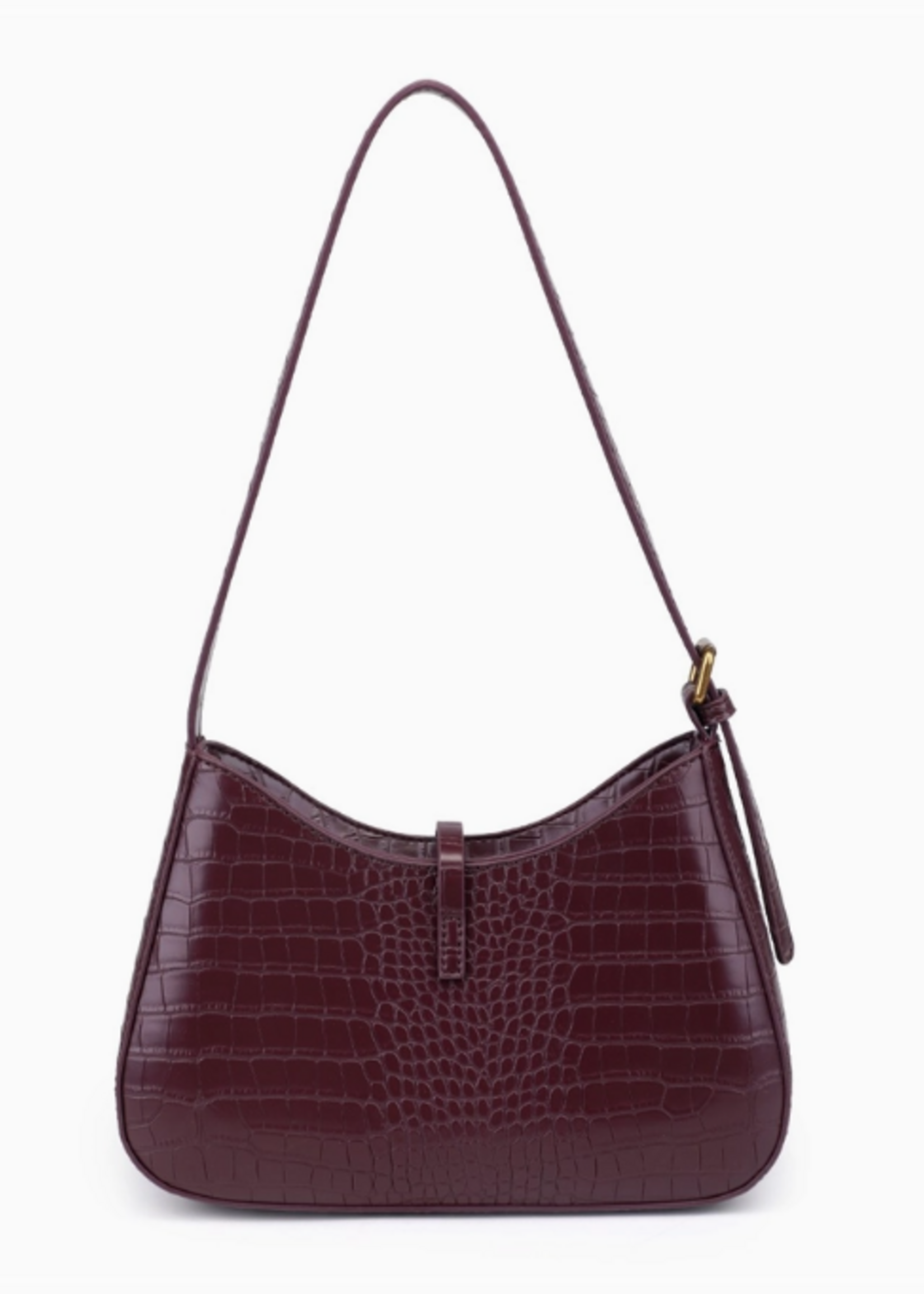 Judith Shoulder Bag Black Wine