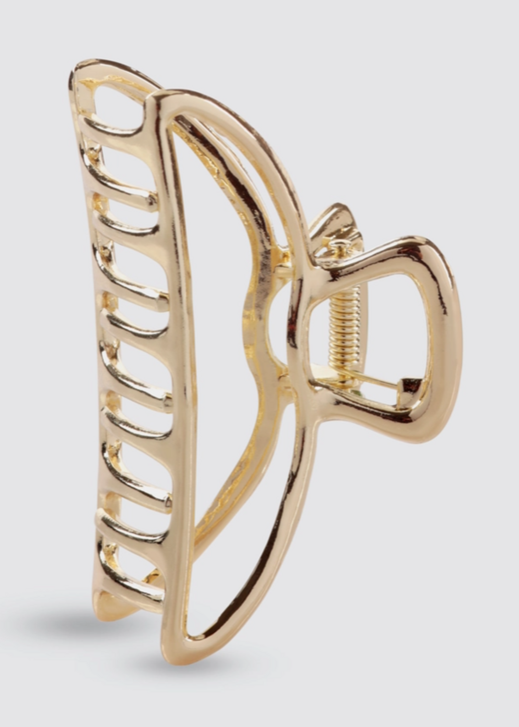 Gold Open Shape Claw Clip