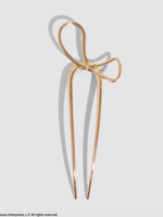 The Grinch Gold Bow French Hair Pin