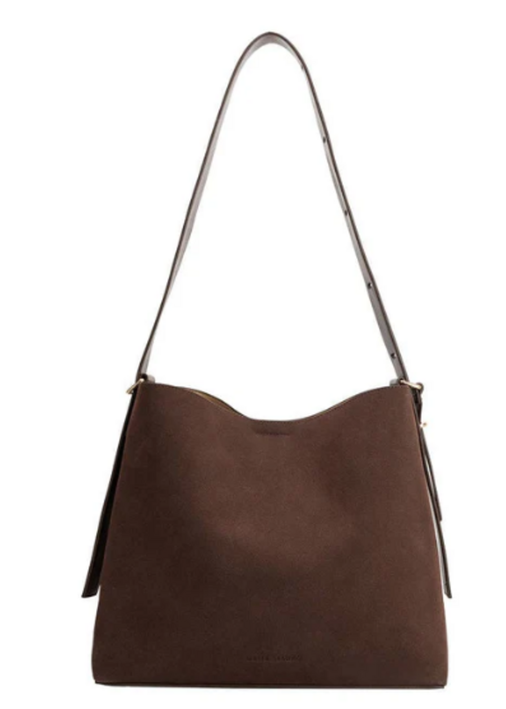 Stormie Espresso Recycled Vegan Suede Tote