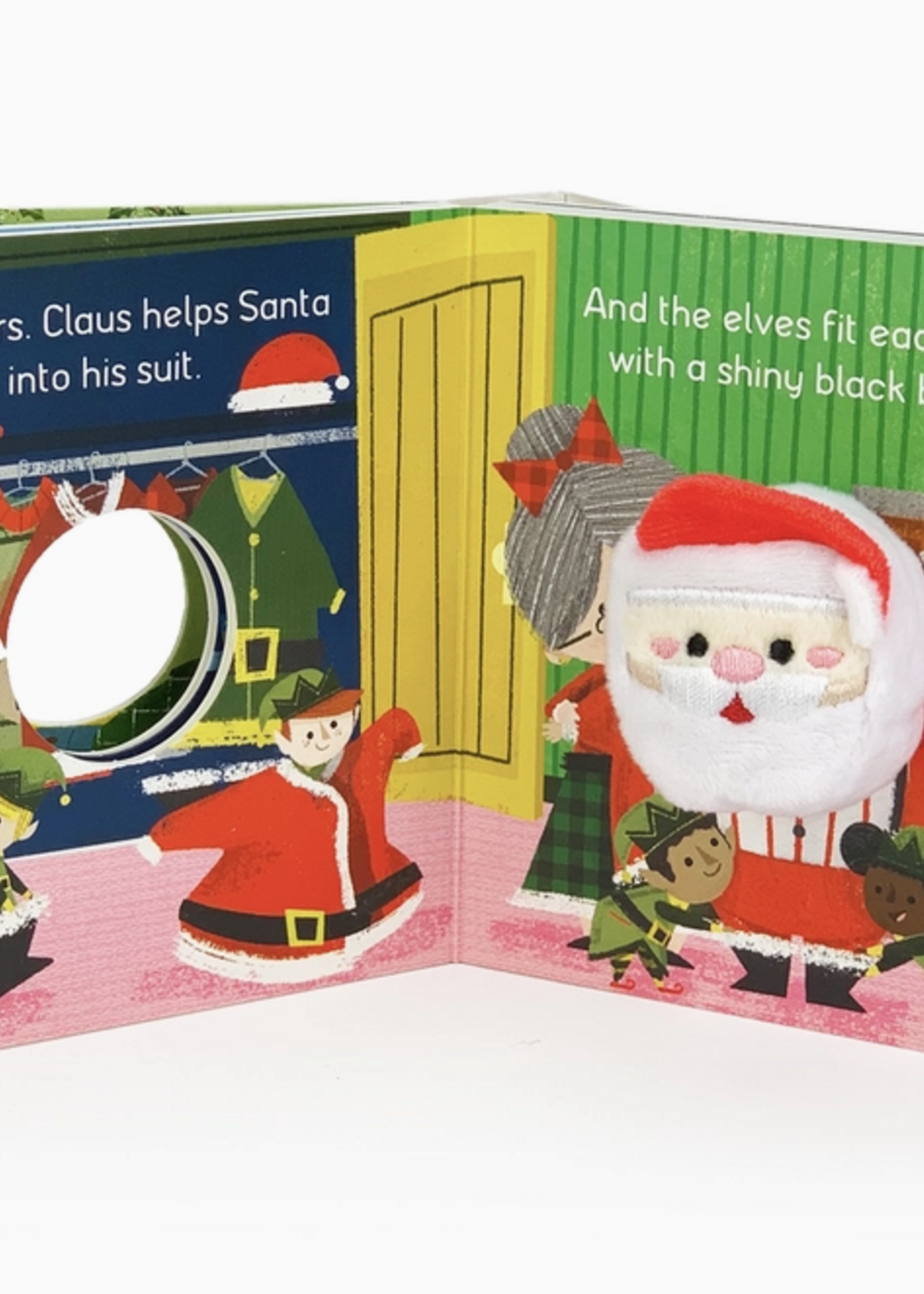 Santa's Big Day Finger Puppet Board Book