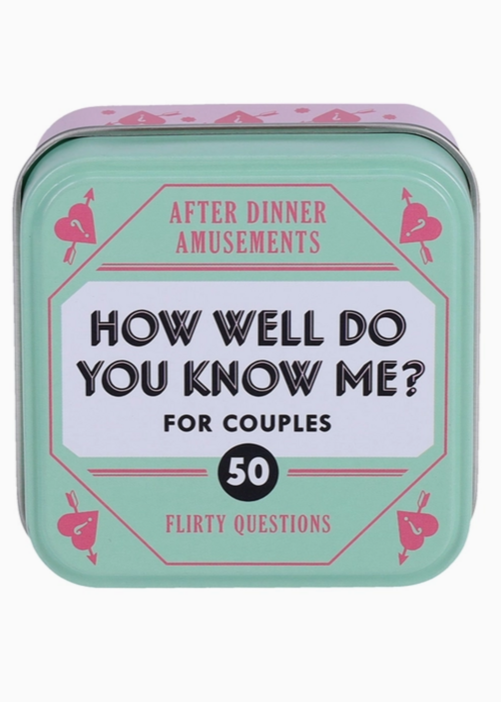 After Dinner Amusements: How Well Do You Know Me? For Couples