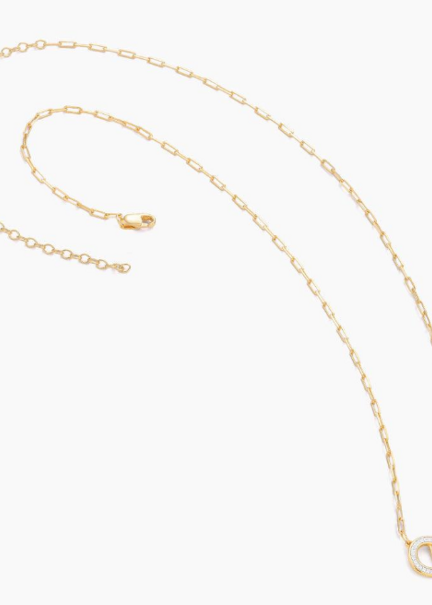 Forever Linked Pendant Necklace 14k Gold Plated
