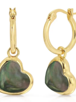 Oh My Heart Huggies  - Black Mother of Pearl