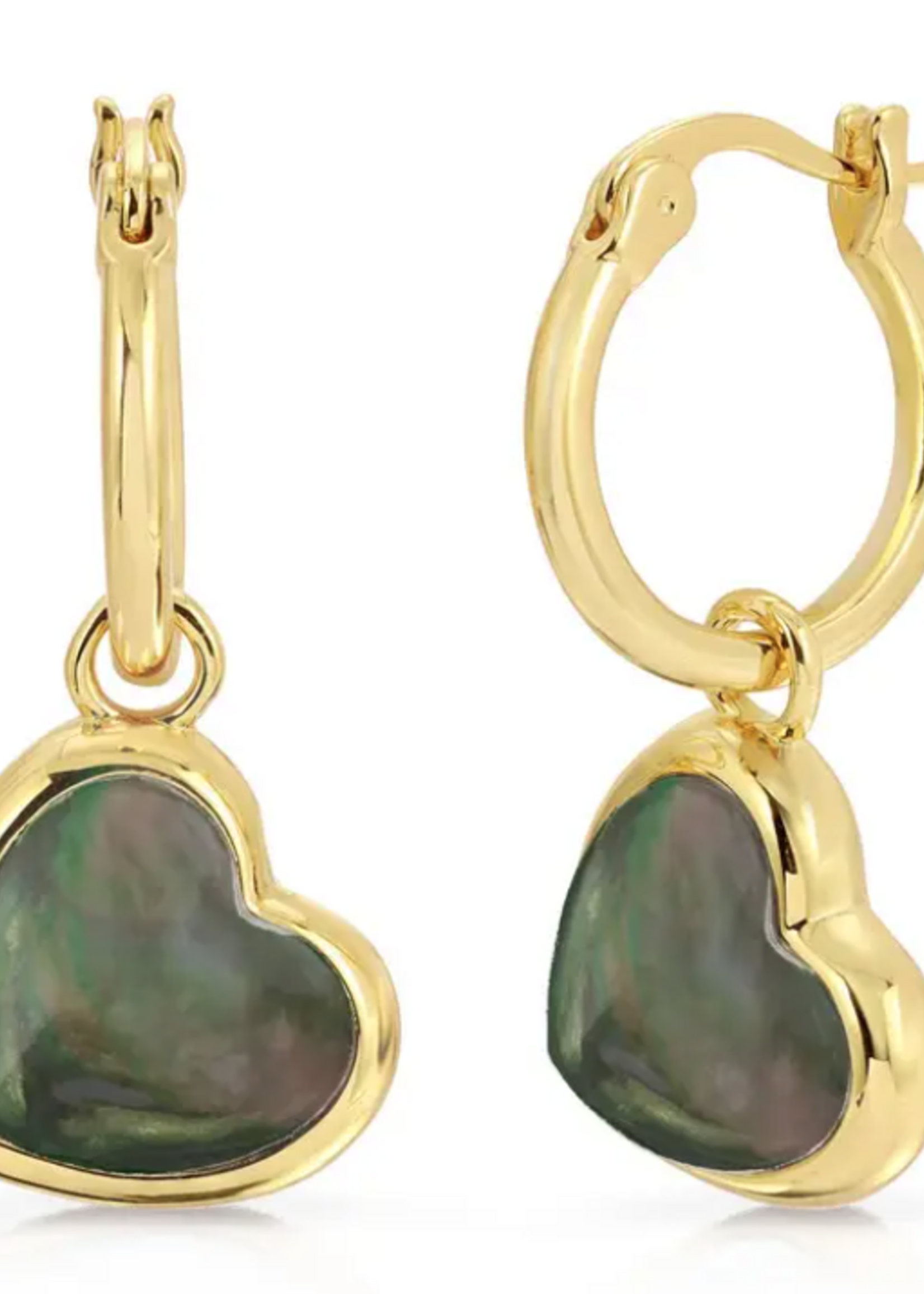 Oh My Heart Huggies  - Black Mother of Pearl