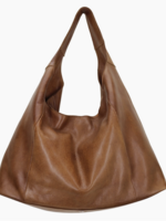 Lindsey Handcrafted Leather Tote / Shoulder Bags Cognac