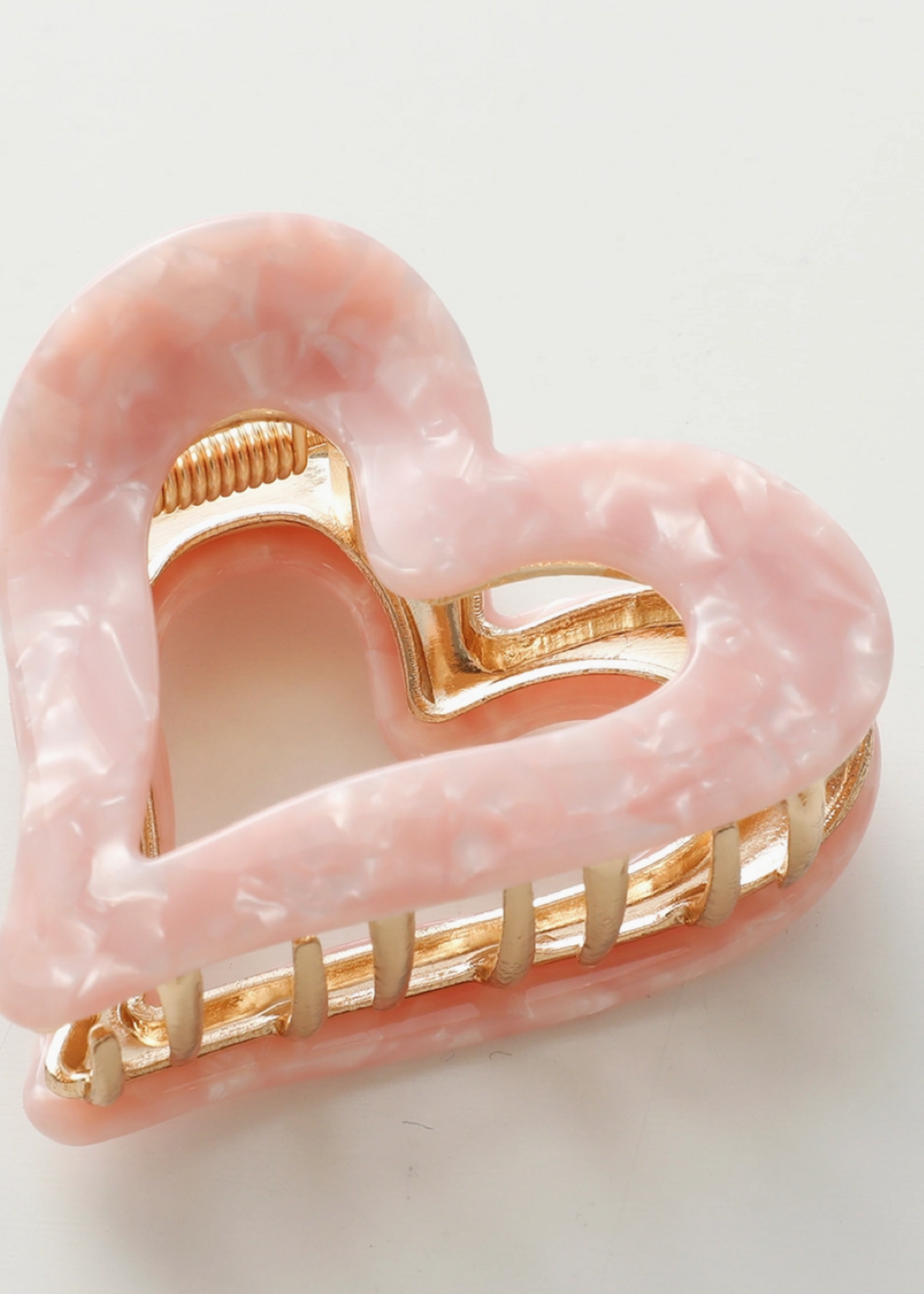 Small Heart Metal Claw Clip