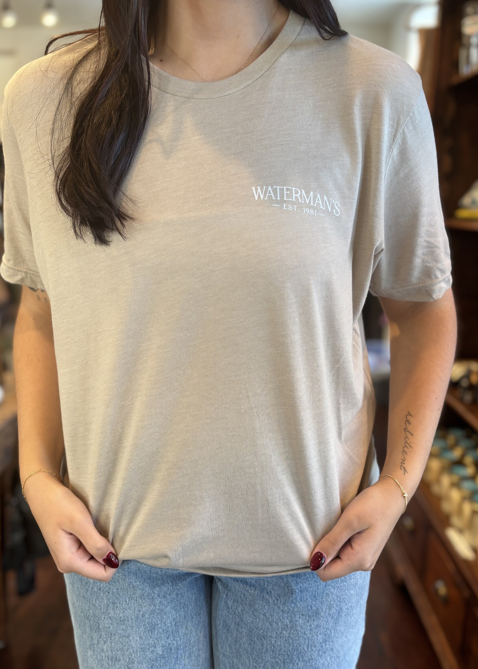 Waterman's Woody Bella & Canvas Tee