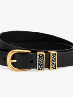 Over the Moon Maddie Belt, Black Guinea, Small