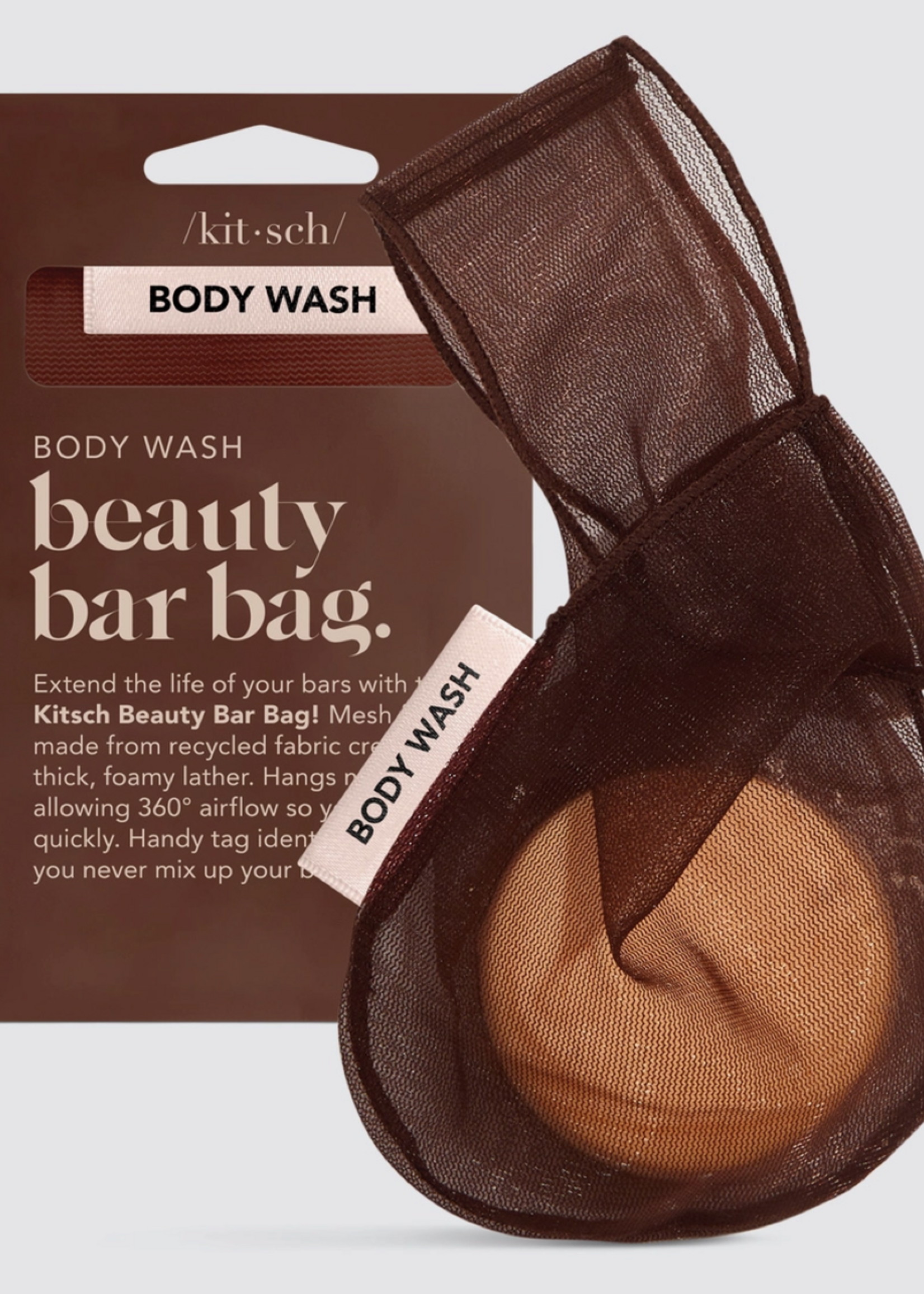 Body Wash Beauty Bar Bag - Chocolate