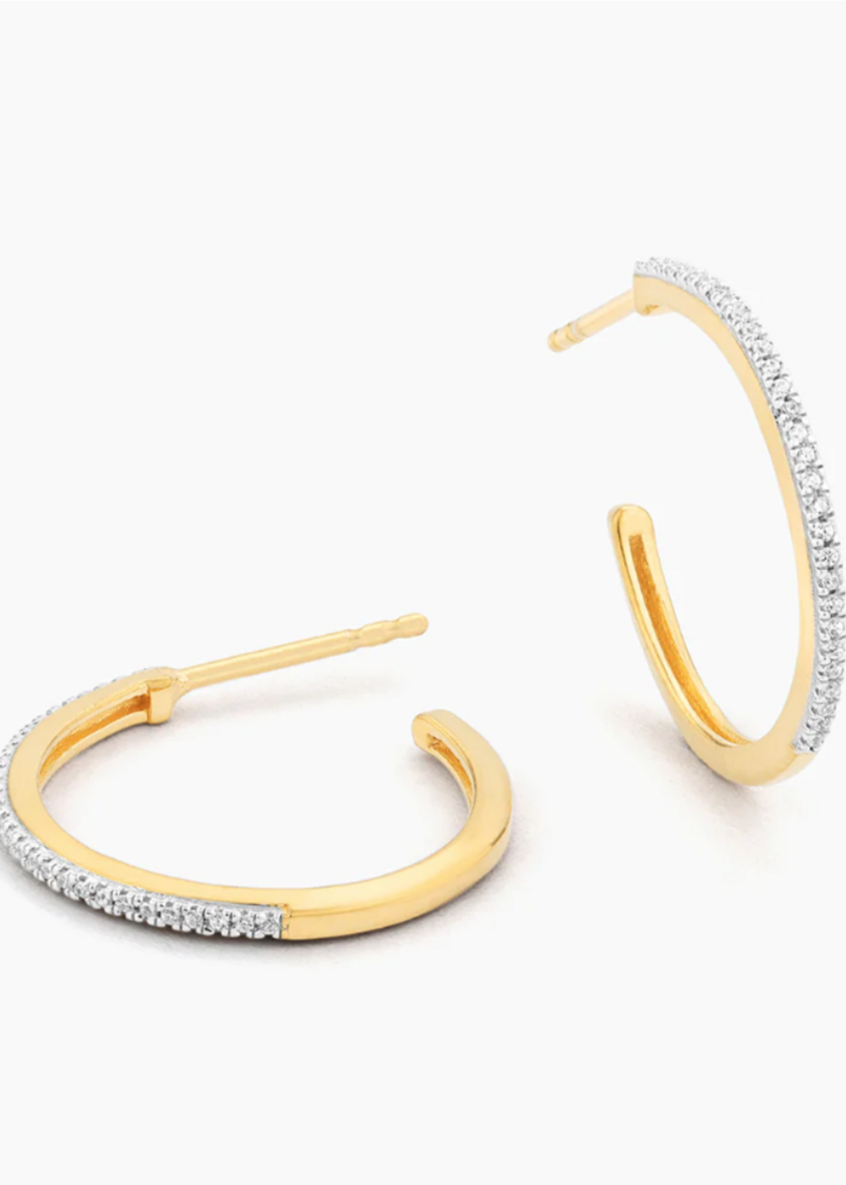 A Hoop Thing Small Hoop Earrings 14k Gold Plated