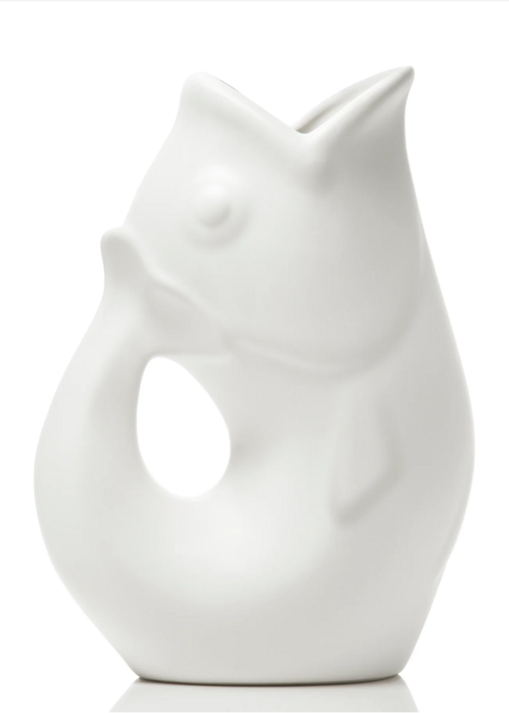 Mini Matte White Gurgle Pot