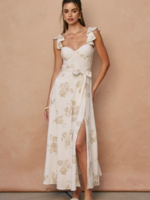 A Moment in Time Corset Flutter Dress